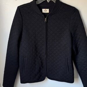 Marine Layer Black Quilted Shacket